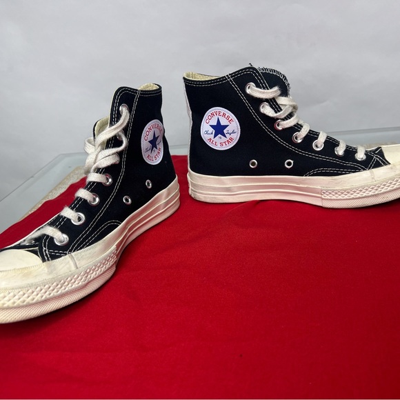 Comme Des Garçon Garcon Converse Play High Top Sneakers - Picture 8 of 8